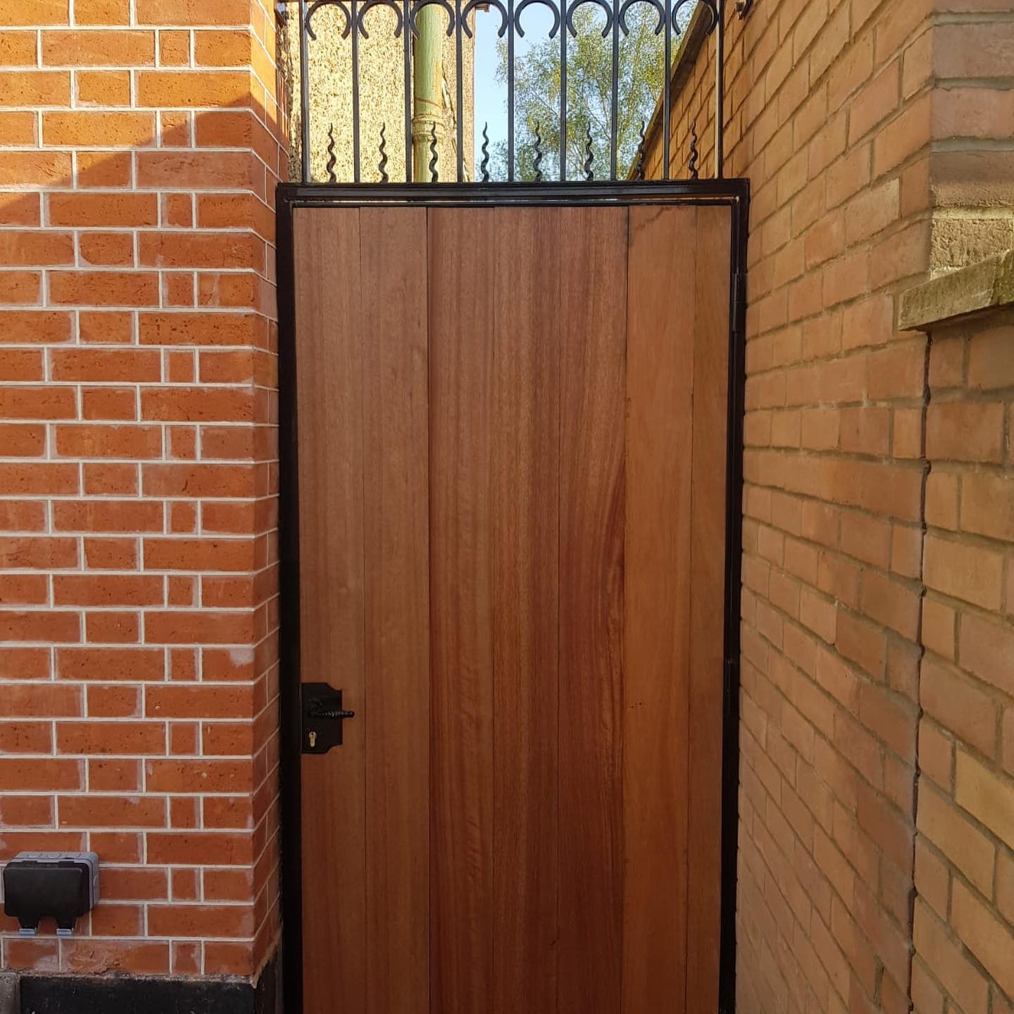 wood door